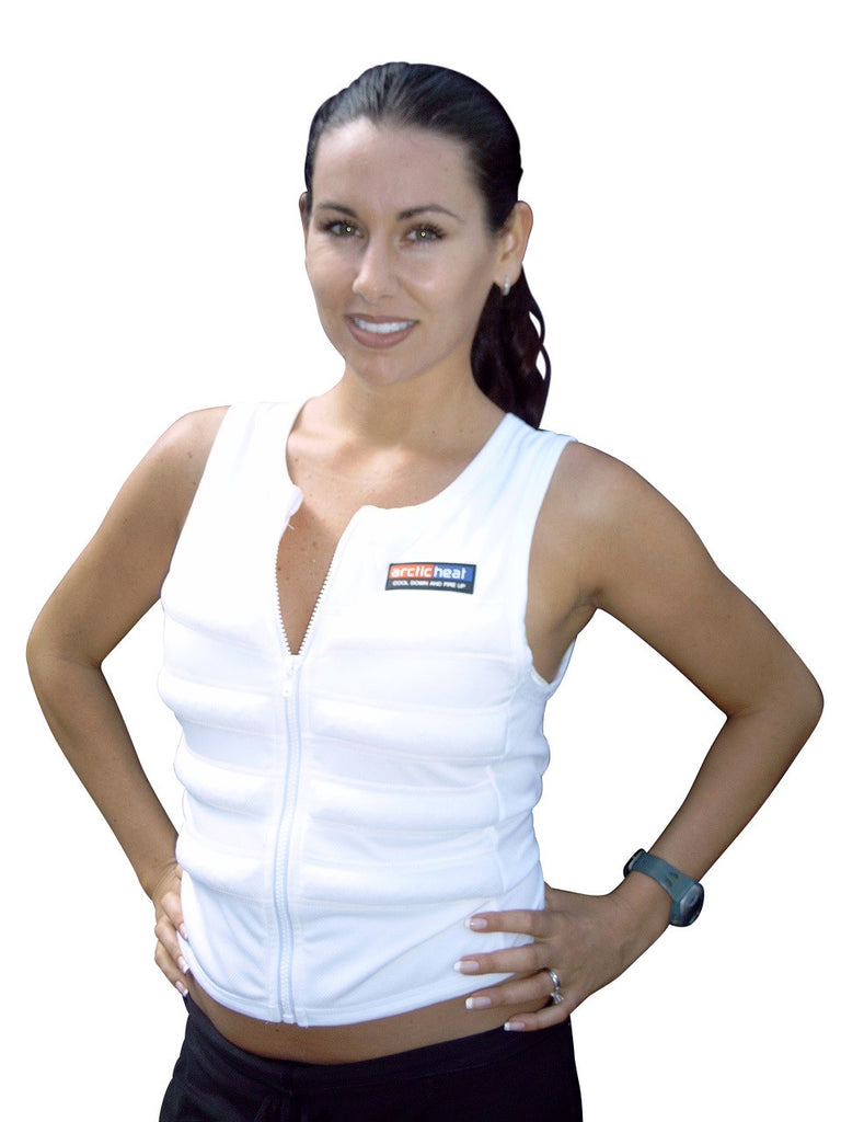 BODY COOLING VEST Ice Vest Multiple Sclerosis MS ARCTIC HEAT USA